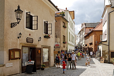 Cesky Krumlov Krumau at the Moldau Vltava Bohemian Forest Sumava Czech Republik