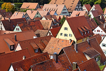 Dinkelsbuehl Romantische Strasse Romantic Road Middle Franconia Bavaria Germany