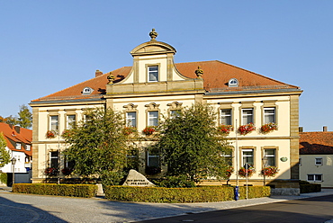 Herrieden Middle Franconia Bavaria Germany town hall built 1901