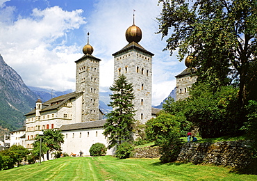 Stockalper castle Brig canton of Wallis Valais Switzerland