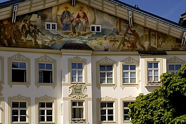 House painting in Bad Toelz Bad Tolz Upper Bavaria Bavaria Germany