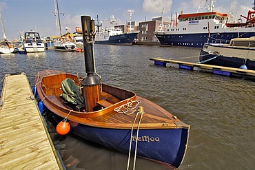 Small steamship, Bremerhaven, Bremen, Germany