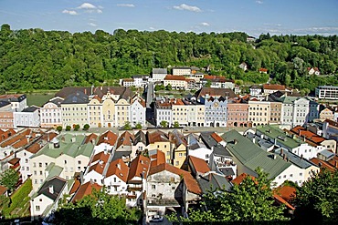 Old Town, Burghausen, Bavaria, Germany