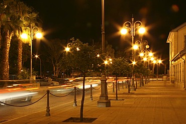 Promenade at night, Larnaca, Cyprus