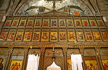 Iconostasis, Bellapais Abbey, Kyrenia, North Cyprus, Europe