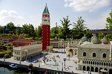 Venice, Marcus place made of Lego, theme park Legoland, Guenzburg, Germany