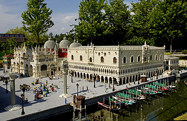 Venice, Marcus place made of Lego, theme park Legoland, Guenzburg, Germany