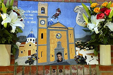 Grave sites on the cemetery of Altea, Costa Blanca, Spain, religion