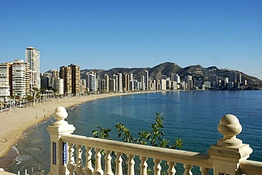 Playa de Levante, Benidorm, Costa Blanca, Spain