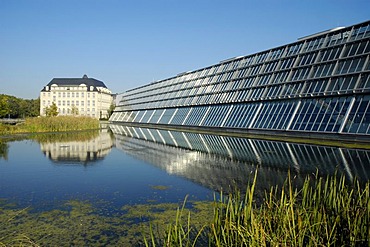 Labour court, science park (Wissenschaftspark) Rheinelbe, IBA International Building Fair Emscherpark, Gelsenkirchen, North Rhine-Westphalia, Germany