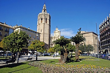 Plaza de la Reina, cathedral, Valencia, Spain