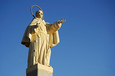 Statue, San Pascual, Oritao, Monforte del Cid, Alicante, Costa Blanca, Spain