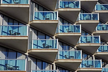 Hotel front, Albir, Altea, Costa Blanca, Spain