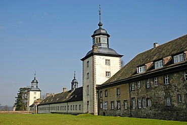 Convent Corvey, Hoexter, North Rhine-Westphalia, Germany