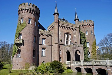 Moyland Castle, Museum of modern Art, Bedburg Hau, Kleve, North Rhine-Westphalia, Germany