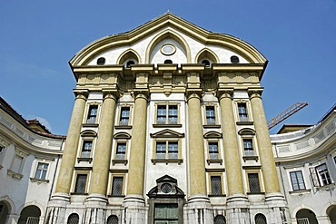 Ursuline church, church of the Holy Trinity, Ljubljana, Slovenia