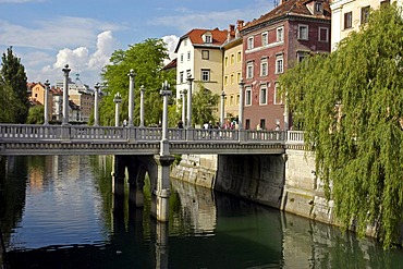 Cobbler's bridge, Ljubljana, Slovenia