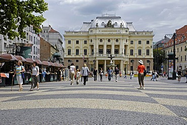 Hviezdoslav square, Slowak National Theatre, Bratislava, Slovakia