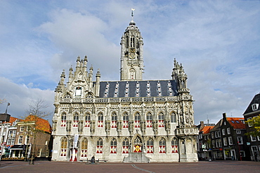 Town hall Stadthuis Middelburg Zeeland Holland the Netherlands