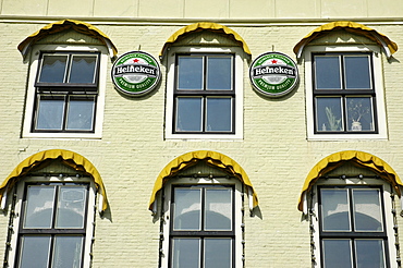 Heineken Beer ads, Vlissingen, Zeeland, Holland, the Netherlands