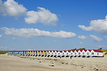 Beach huts, Vlissingen, Zeeland, Holland, the Netherlands