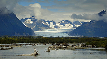 Sheridan Glacier, Copper River Delta, Alasca, USA, North America