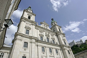 Cathedral of Salzburg viewed from the Domplatz Austria