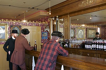 An old saloon from the gold rush days of Skagway Alaska USA