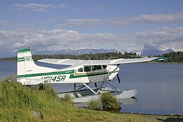 Waterplane at the Beluge Lake Kenai peninsula Homer Alaska USA