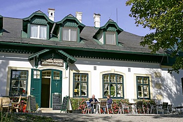 Franz Ferdinand hiking hut on the Paraplui mountain town of Perchtoldsdorf Lower Austria