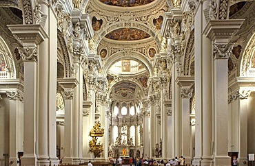 Cathedral St Stephan town of Passau Bavaria Germany