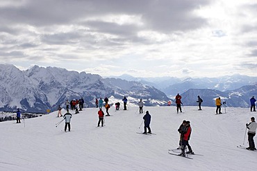 Skiing on the Tauplitz Styria Austria