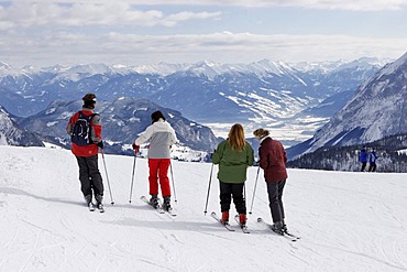 Skiing on the Tauplitz Styria Austria