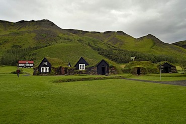 Open air museum in Skogar Iceland