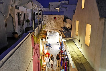 Shops in the center of town, Thira, Santorini, Greece