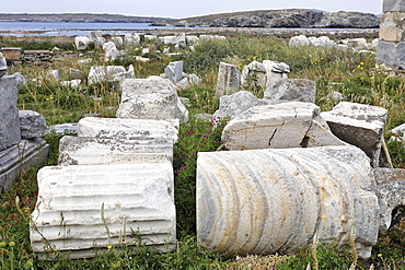 Parts of columns , Delos, Greece