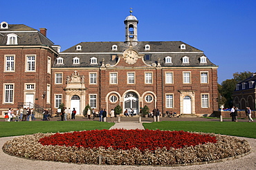 Baroque water castle Nordkirchen, Versailles of Westphalia, Fachhochschule fuer Finanzen NRW, Financial University of Applied Sciences, North Rhine-Westphalia, Germany, Europe