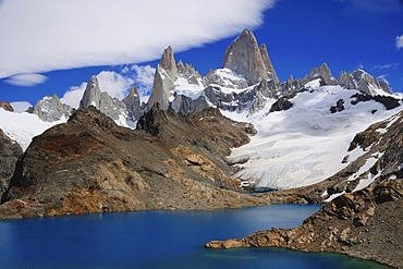 Mt. Fitzroy, 3375m, Laguna de los Tres, Los Glaciares National Park, Patagonia, Argentina, South America