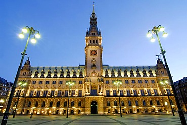 City hall in Hamburg, Germany
