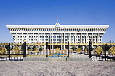 Presidential Palace called White House in Bishkek, Frunze, Kyrgyzstan