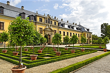 Gallery building, Herrenhaus Gardens, Hanover, Lower Saxony, Germany, Europe