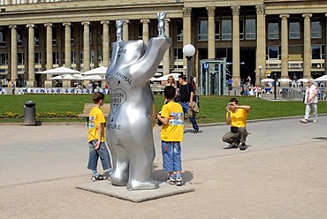 UNITED BUDDY BEARS, Bear Parade in the Schlossplatz Square, Stuttgart 2008, Stuttgart, Baden-Wuerttemberg, Germany, Europe