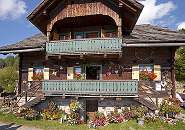 Alpine hut, Nockberge, Carinthia, Austria