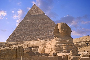 The Sphinx and Pyramid, Cairo, Egypt, Africa