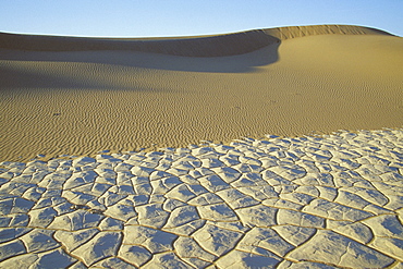 Desert sand dunes, Death Valley National Park, USA