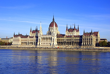 Houses Of Parliament, Parliament Building, Budapest, Hungary, Europe