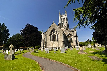 Church of All Saints, Wrington, Somerset, England, Great Britain, Europe