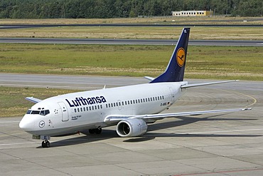 Lufthansa airplane at Tegel airport, Berlin, Germany, Europe