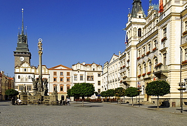 Historic centre of Pardubice, Bohemia, Czech Republic, Czechia, Europe