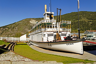 Keno, historic paddle steamer, Yukon Territory, Canada